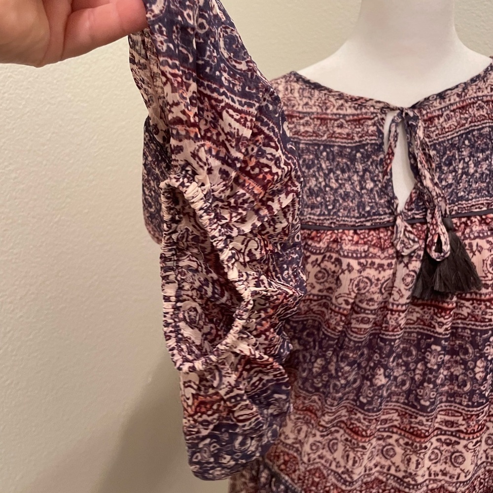 NWT Olivaceous Boho Dress purple Size M - Picture 5 of 9